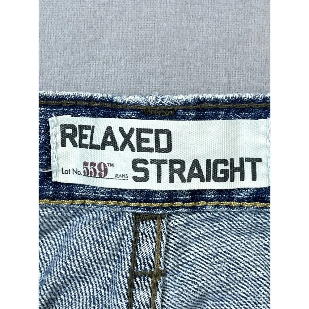 Levi's Jeans‎ 559 Relaxed Fit 38X28.5 Straight Leg 100% Cotton Med Wash Men's